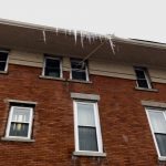 Ice on roof