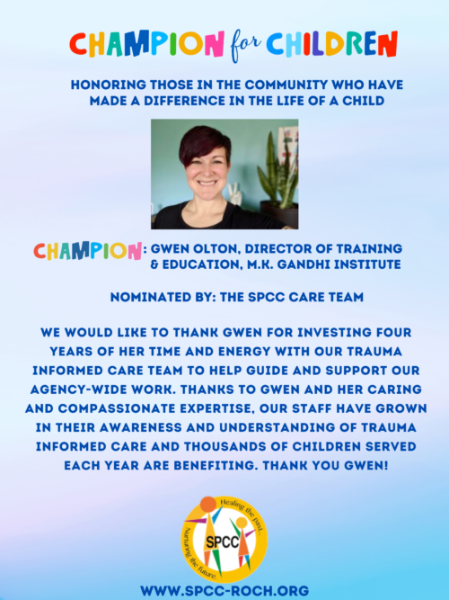 Champions for Children - Gwen Olton