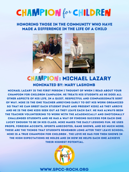 Champions for Children - Mike Lazary