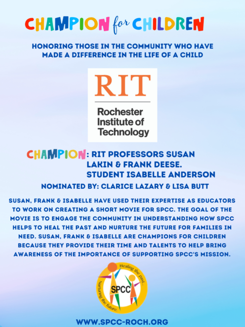 Champions for Children - RIT