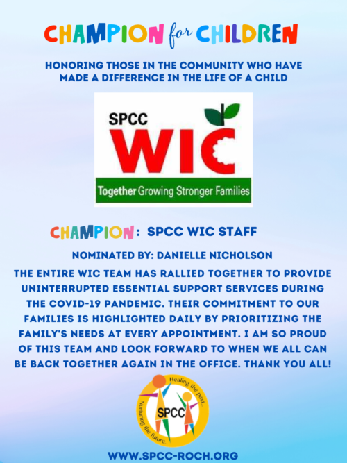 Champions for Children - WIC